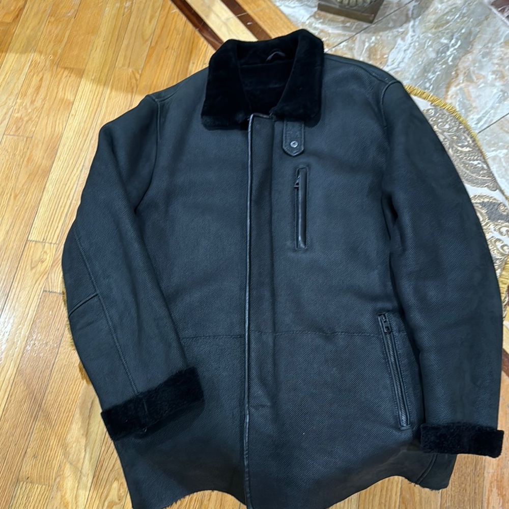 Men's Black Leather Jacket